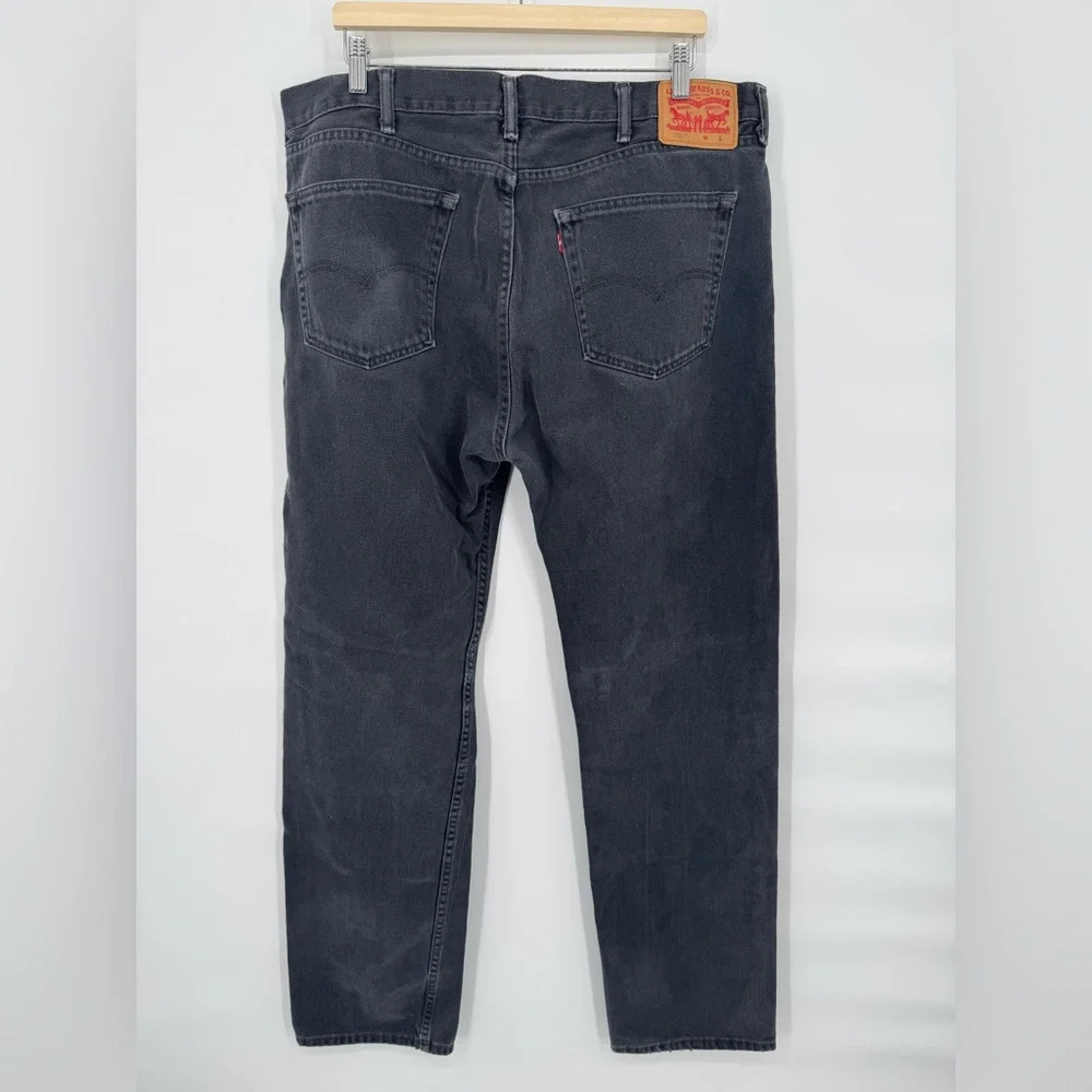 Levi’s 505 Black Denim Jeans Men’s W40 L36 Straight‎ Leg Classic Fit